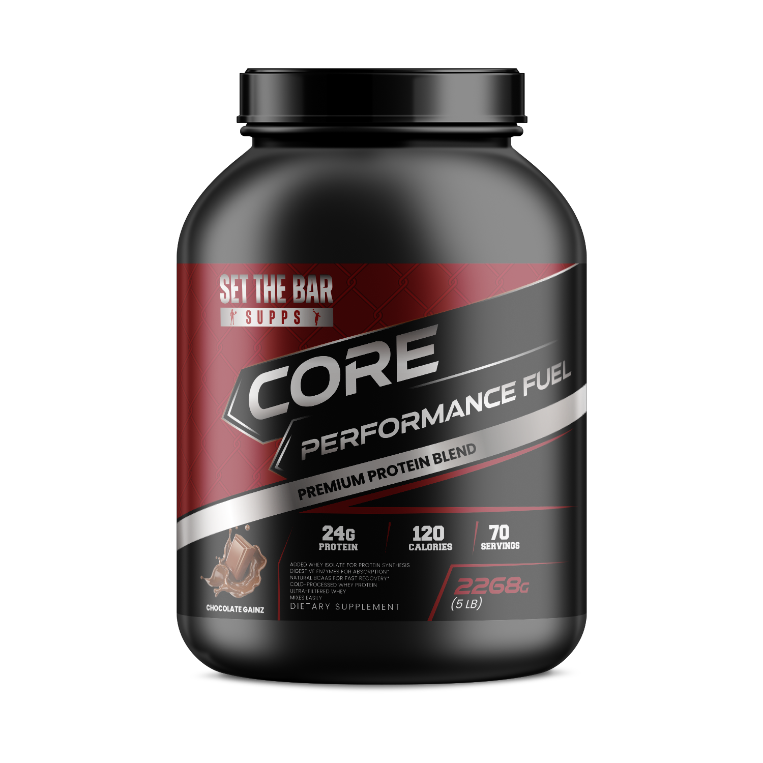 CORE PERFORMANCE FUEL - Advanced Premium Protein Blend Chocolate Gainz – 70 servings