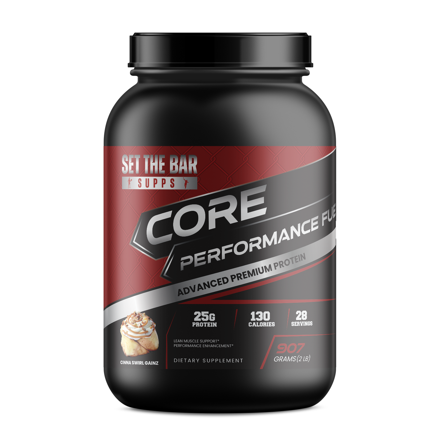 CORE PERFORMANCE FUEL - Advanced Premium Protein Blend Cinna Swirl Gainz 28 Servings