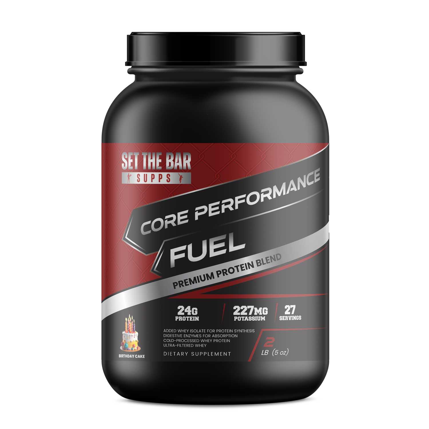 CORE PERFORMANCE FUEL - Advanced Premium Protein Birthday Cake  27 Servings