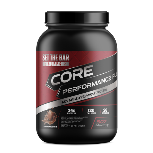 CORE PERFORMANCE FUEL - Advanced Premium Protein Blend Chocolate Gainz 28 Servings